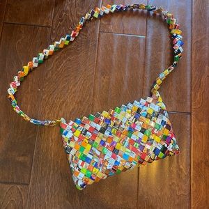 Purse made of chip bags